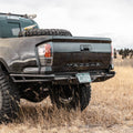 Tacoma Rock Runner High Clearance  Rear Bumper / 3rd Gen / 2016-2023 / Raw / Wide Double Tube (for fiber glass)