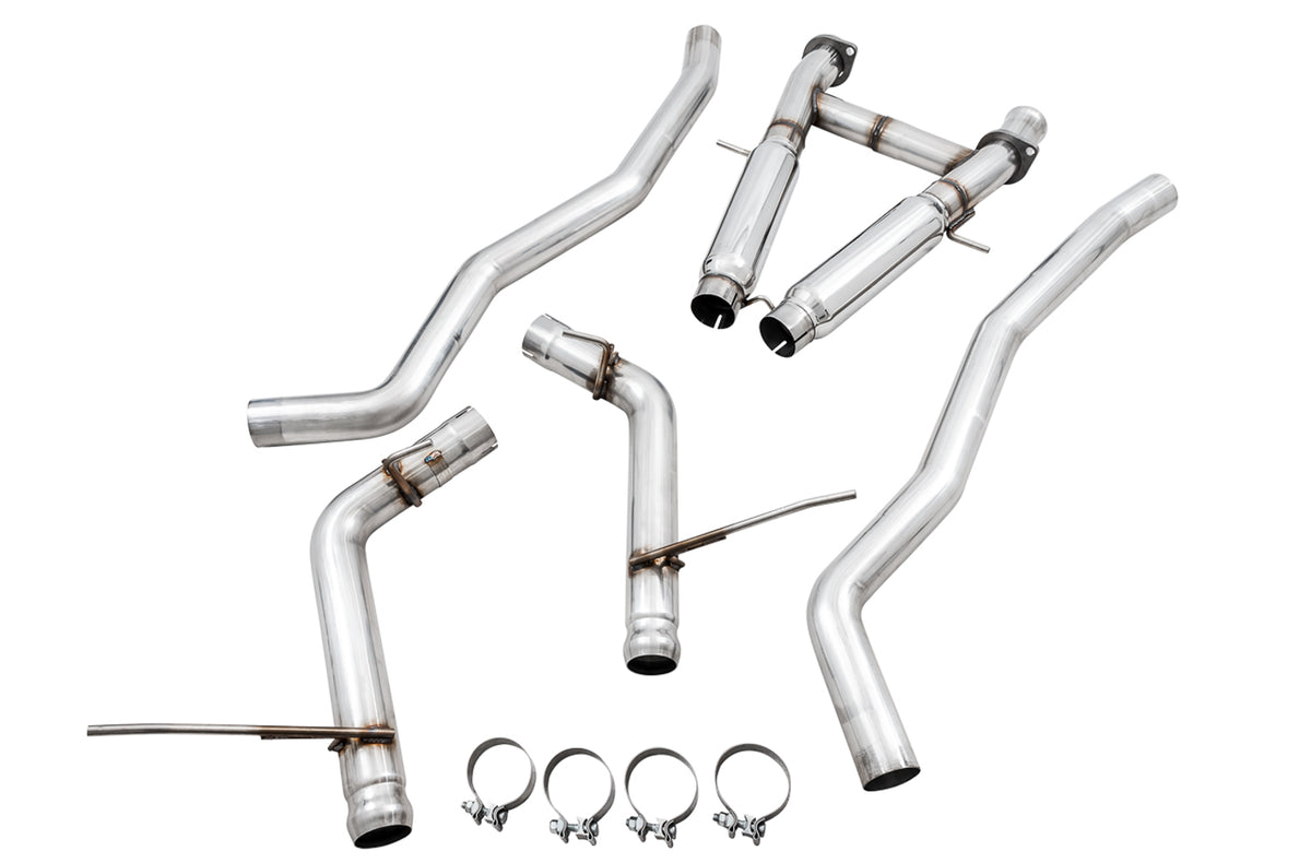 AWE Track Edition Exhaust for Jeep Grand Cherokee SRT and Trackhawk - for use with stock tips