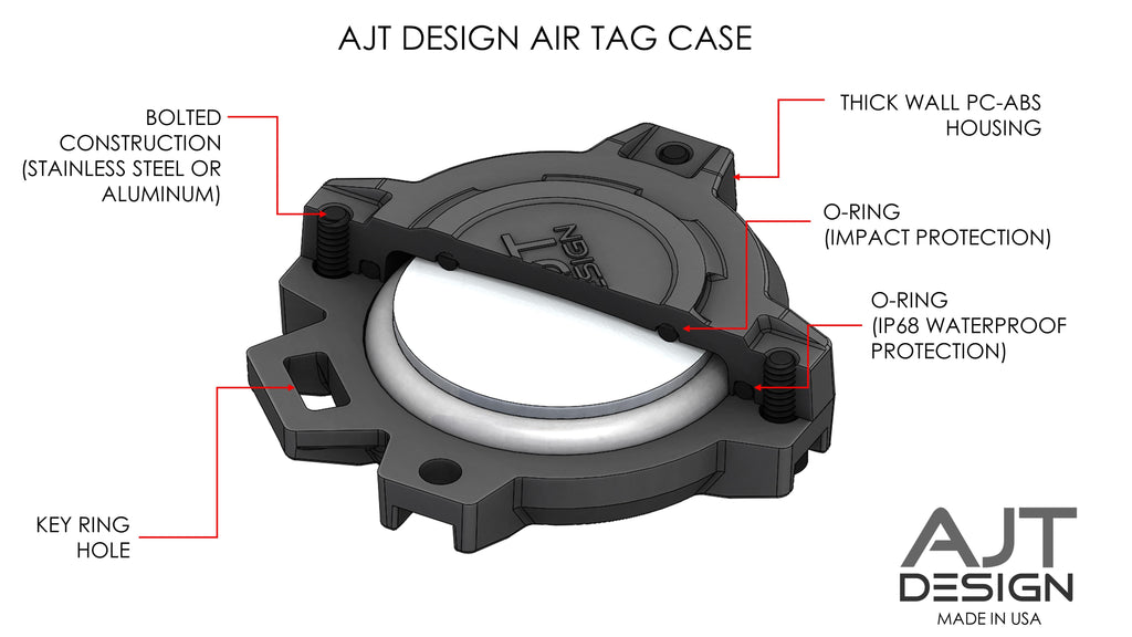 AirTag Case IF024- VOODOO BLUE