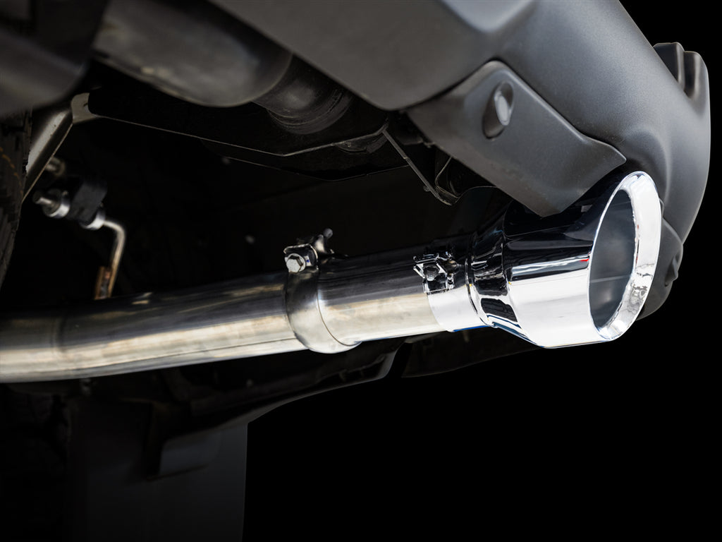 AWE 0FG Dual Rear Exit Catback for 5th Gen RAM 1500 5.7L (with bumper cutouts) - Chrome Silver Tips