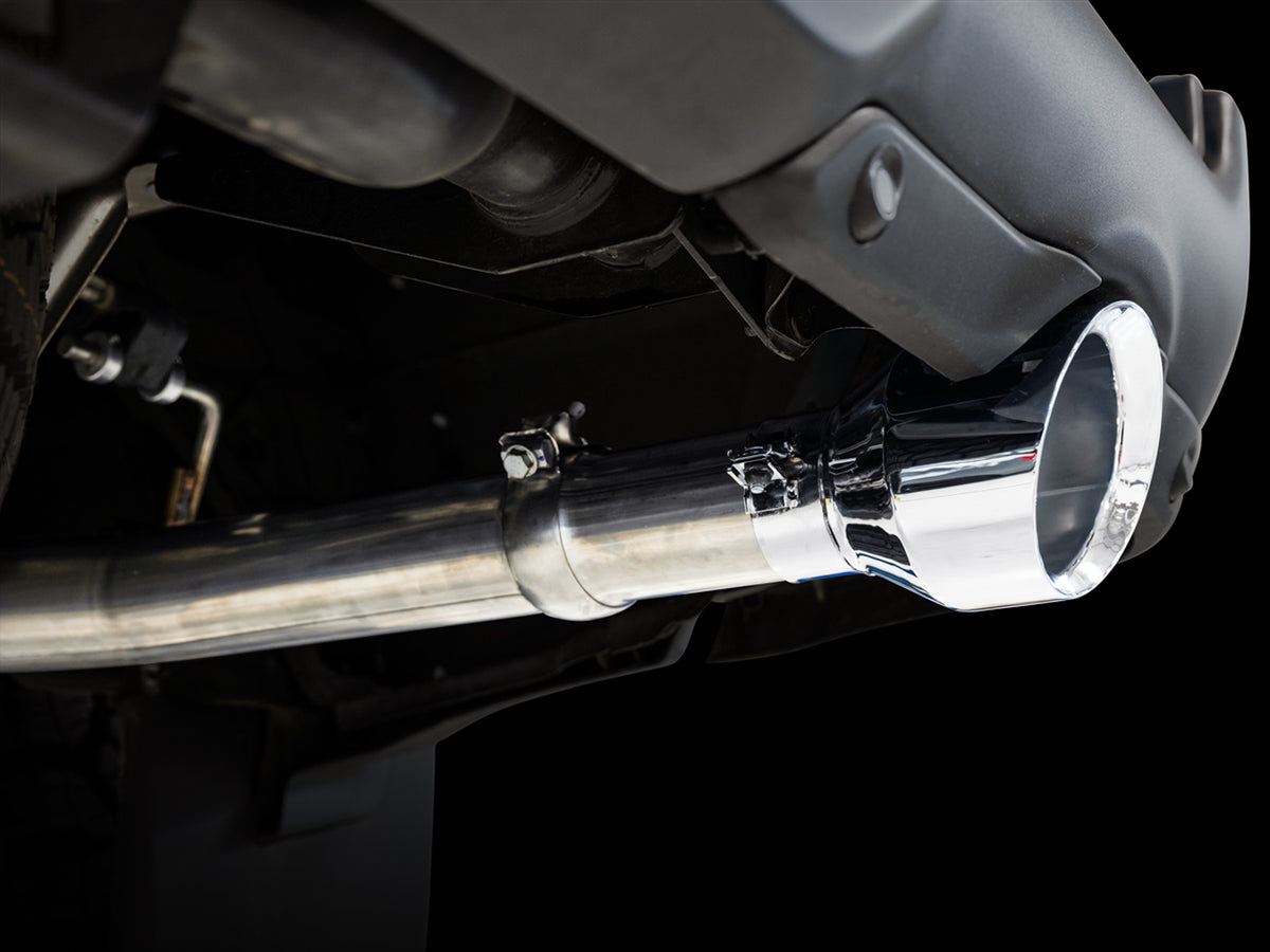 AWE 0FG Dual Rear Exit Catback for 5th Gen RAM 1500 5.7L (with bumper cutouts) - Chrome Silver Tips