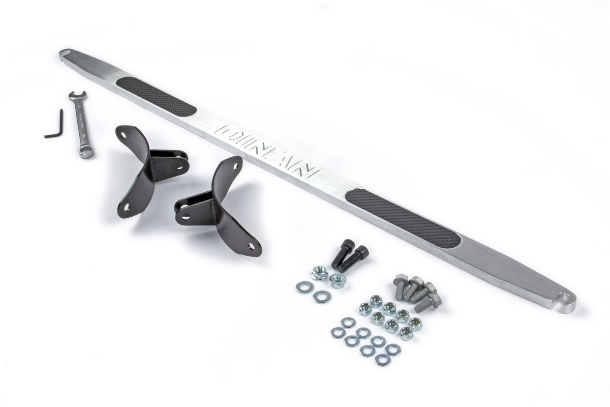 Rear - Brushed Aluminum w/ Carbon Inlays - E39