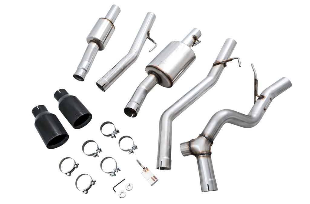 AWE Tread Edition Catback Dual Exhaust for Jeep JT 3.6L - Diamond Black Tips