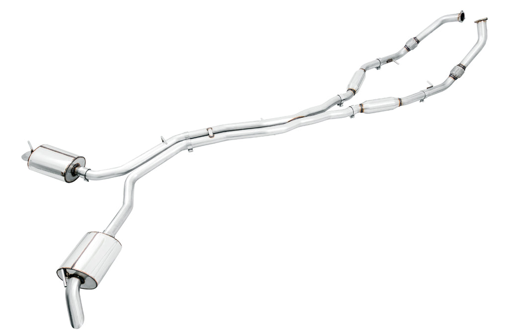 AWE Touring Edition Exhaust for Audi B9 SQ5 - Resonated - Uses OE Tips