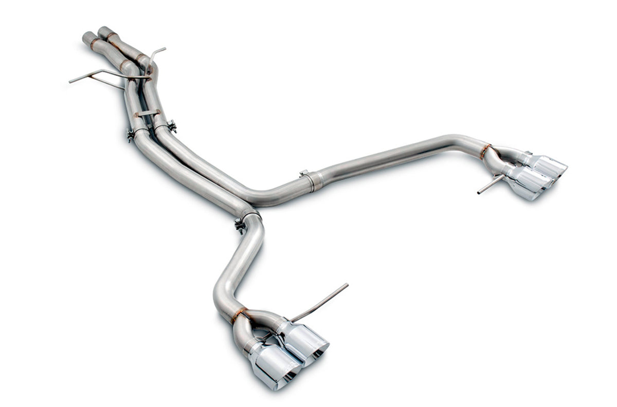 AWE Touring Edition Catback Exhaust for Porsche Macan S / GTS / Turbo - Chrome Silver 102mm Tips