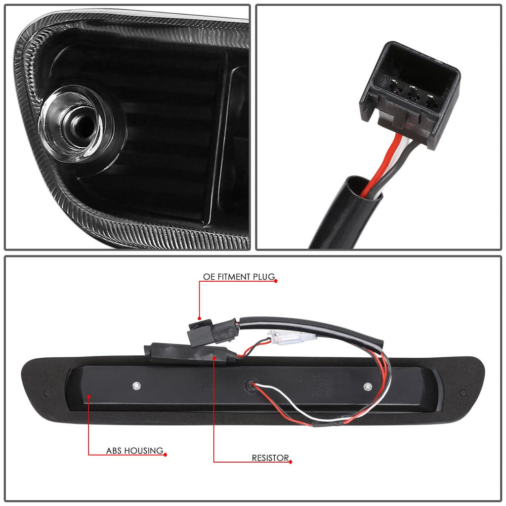 04-12 Chevrolet Colorado 3D Style LED Third Brake Light - Black