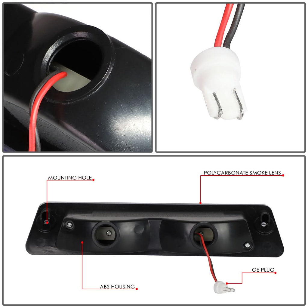 87-93 Ford Mustang LX LED Third Brake Light - Hatchback w/ Spoiler