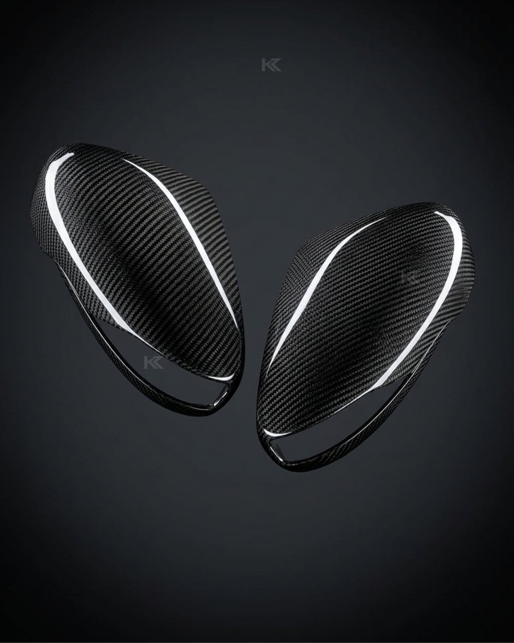 2013–2016 Volkswagen Scirocco Side Mirror Covers – Carbon Fiber