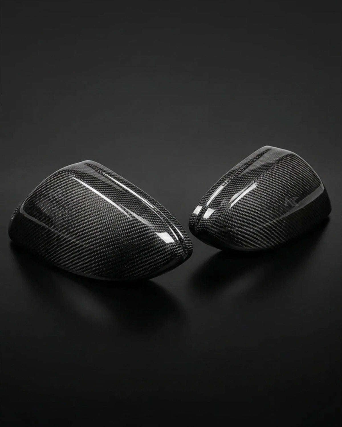 2011–2018 Audi A6 / S6 C7 4G Wing Mirror Cap Housings – Carbon Fiber