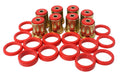 Energy Suspension 3.3132R red rear control arm bushing kit