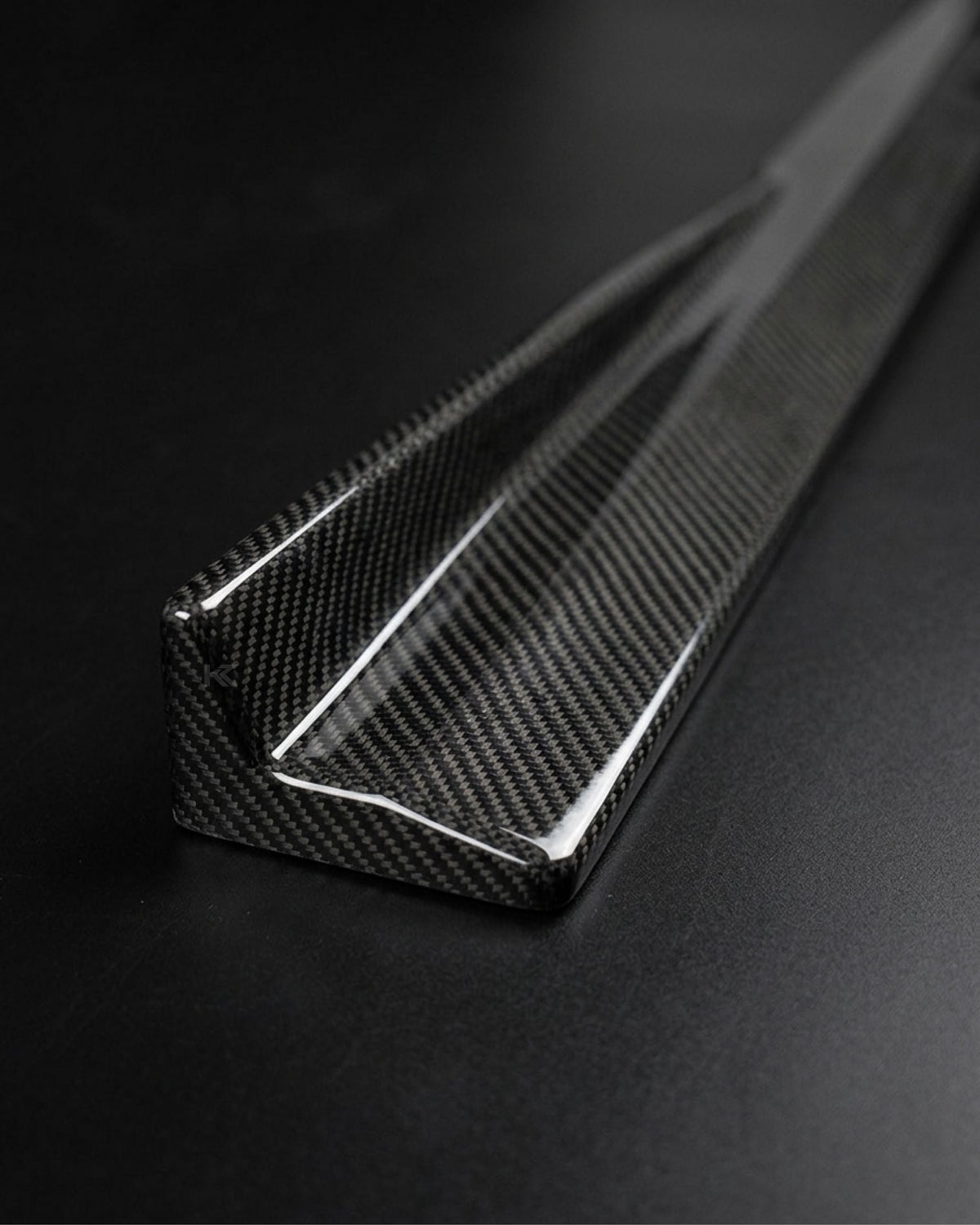 2008–2011 Audi TT 8J MK2 Coupe Side Skirt Extensions – Carbon Fiber