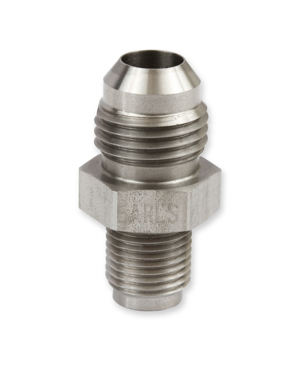 7/16"-24 Inverted Flare Male to -6 AN Male, Stainless Steel