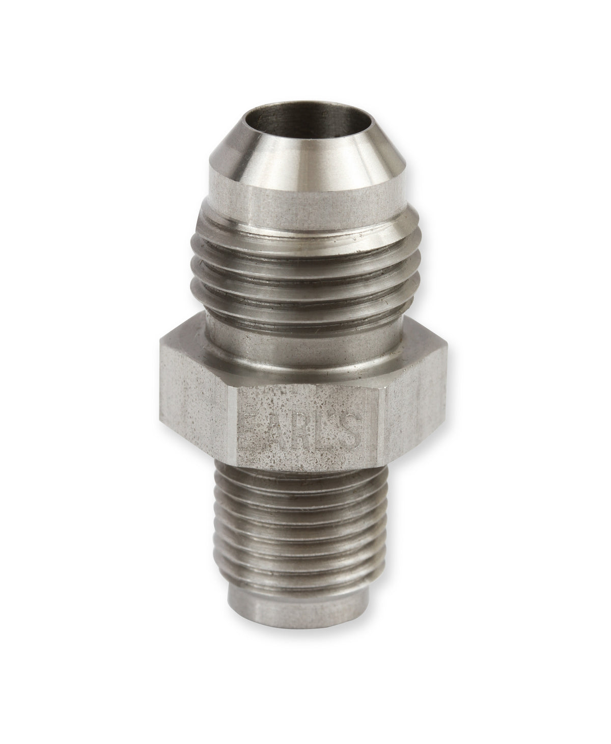 7/16"-24 Inverted Flare Male to -6 AN Male, Stainless Steel