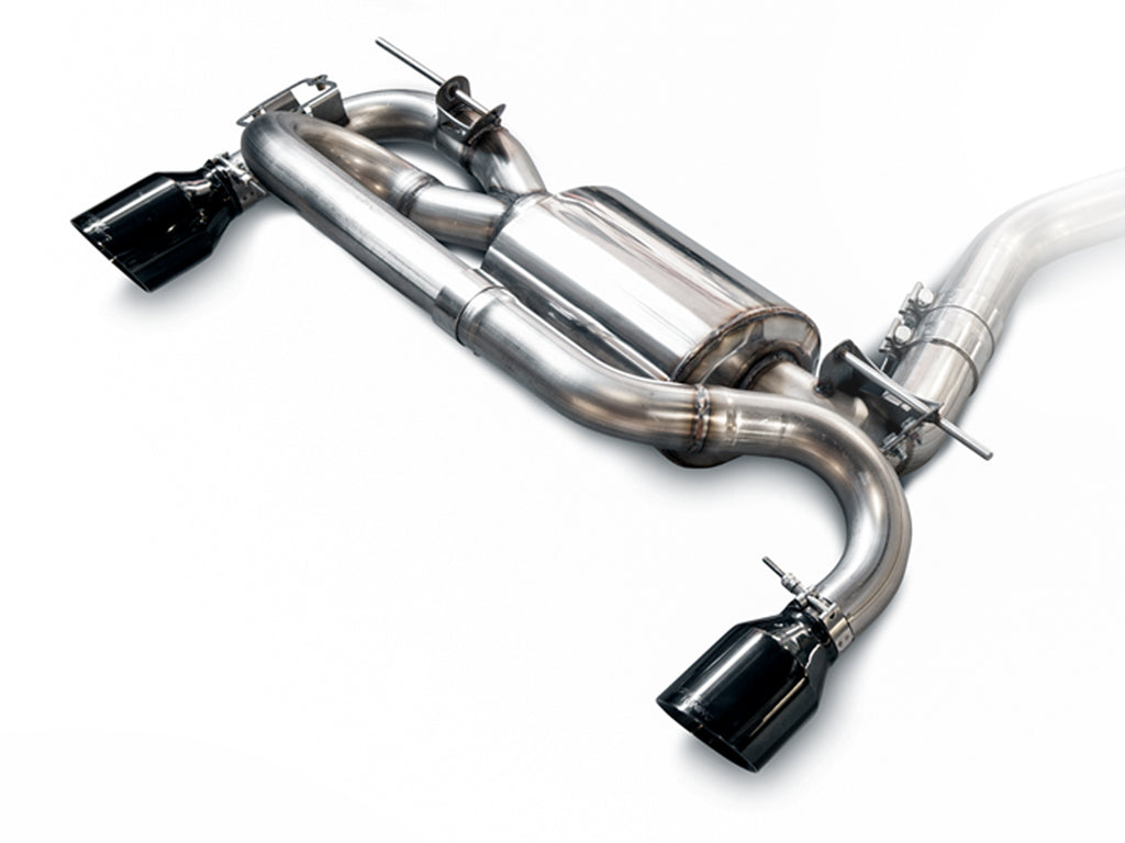 AWE Touring Edition Axleback Exhaust for BMW F22 M235i / M240i - 4" Diamond Black Tips