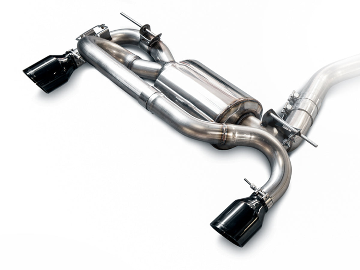 AWE Touring Edition Axleback Exhaust for BMW F22 M235i / M240i - 4" Diamond Black Tips