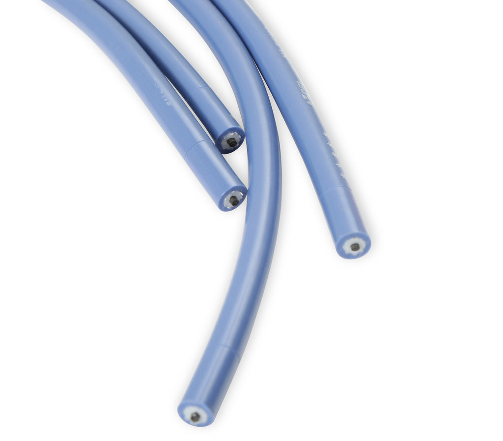 Spark Plug Wire Set- 8mm - Blue Wire with Blue 90 Deg Boots - 4041B, Spark Plug Wires, Super Stock, Spiral Core, 8mm, Blue, Set