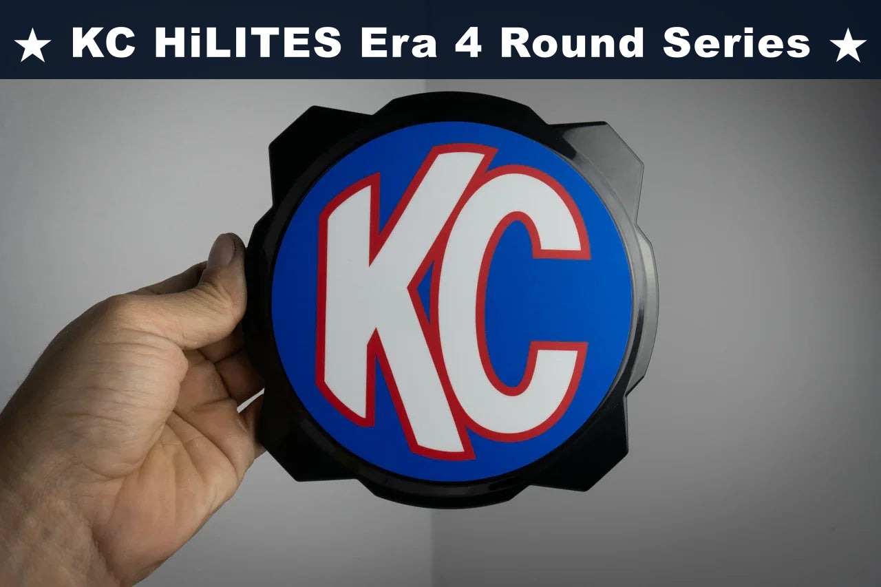KC HiLITES Era 4 ROUND Series Light Cover Overlays - Universal