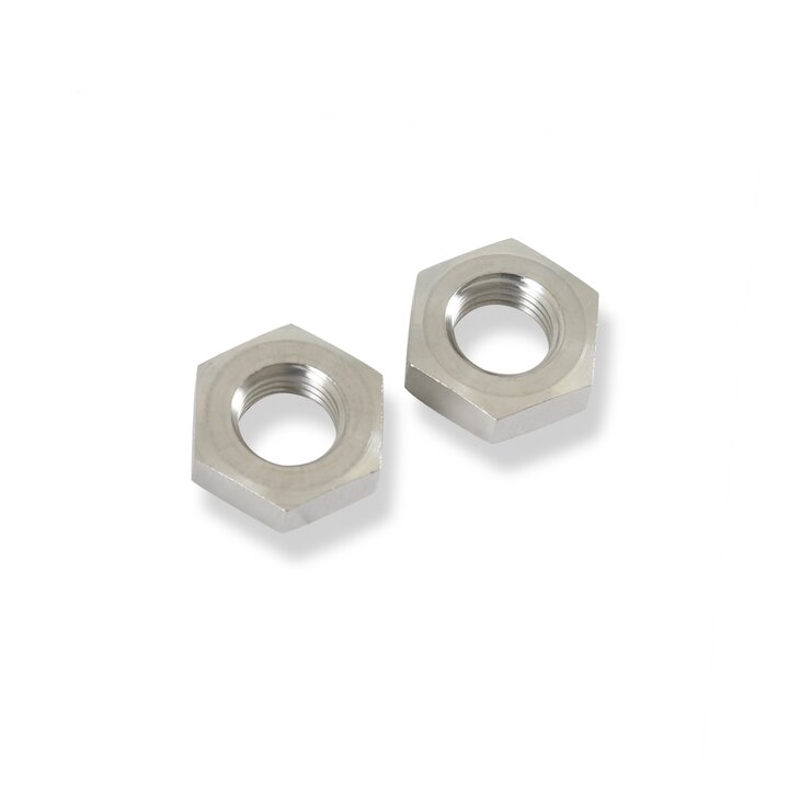 -3 AN Stainless Steel Bulkhead Nut, Package of 2.