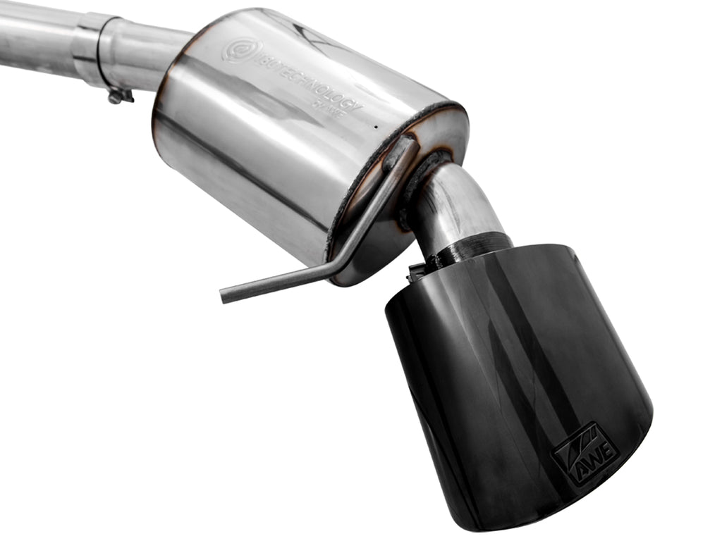 AWE Touring Edition Exhaust for Audi B9 RS 5 Sportback - Diamond Black RS-style Tips