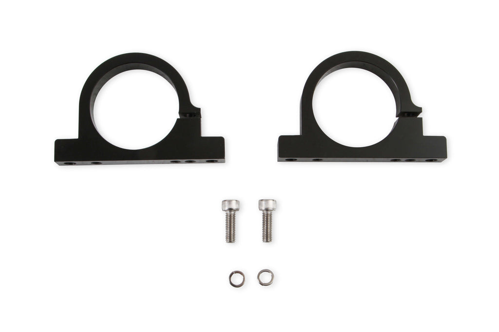 Earls Fuel Filter Mounting Brackets - fits 2.0" Diameter Filters - Black