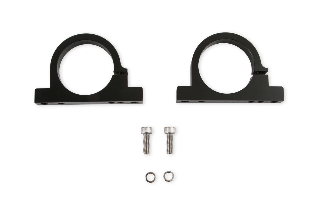 Earls Fuel Filter Mounting Brackets - fits 2.0" Diameter Filters - Black