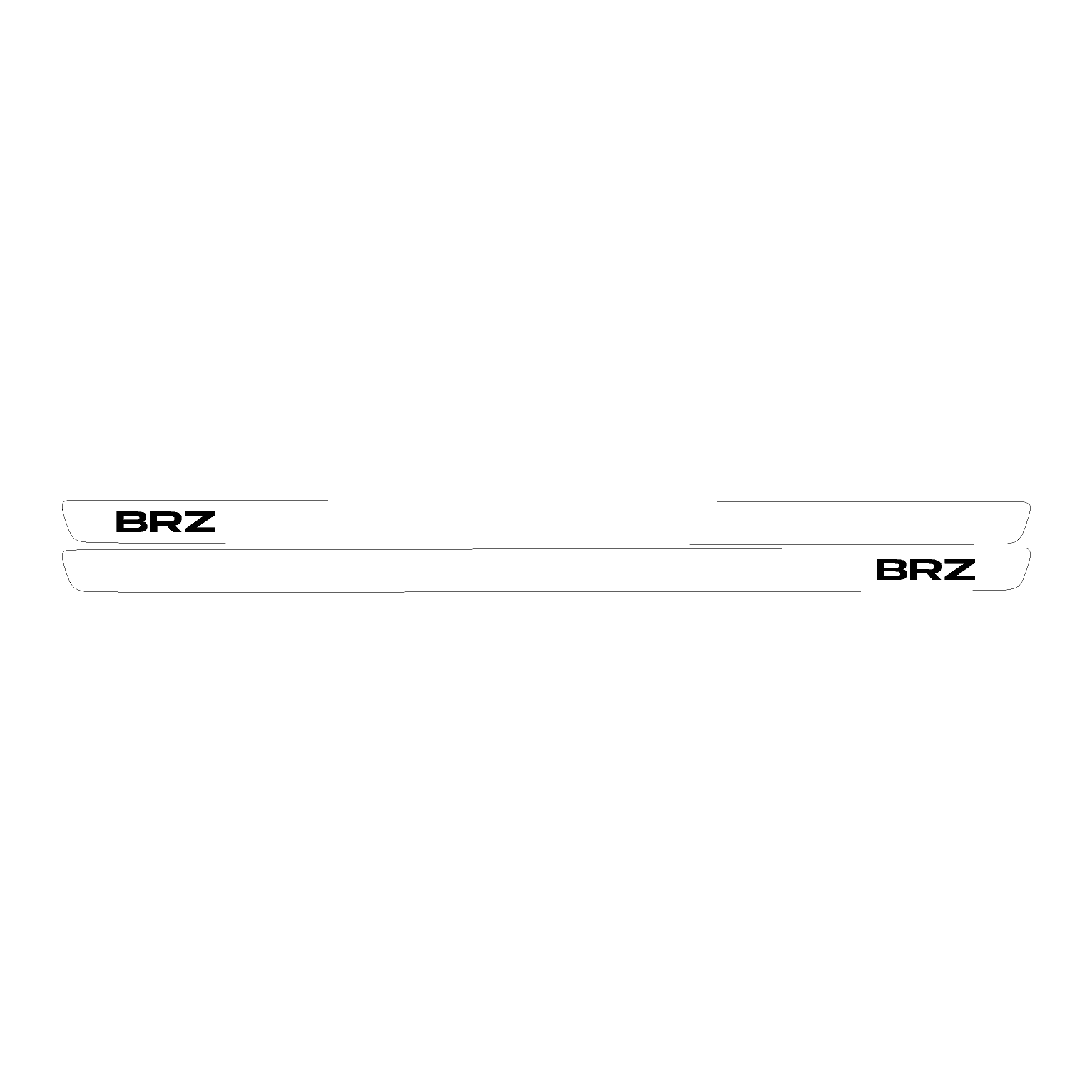 3D Carbon Door Sill Overlay Part 1 (Lower) - 2022+ BRZ / GR86