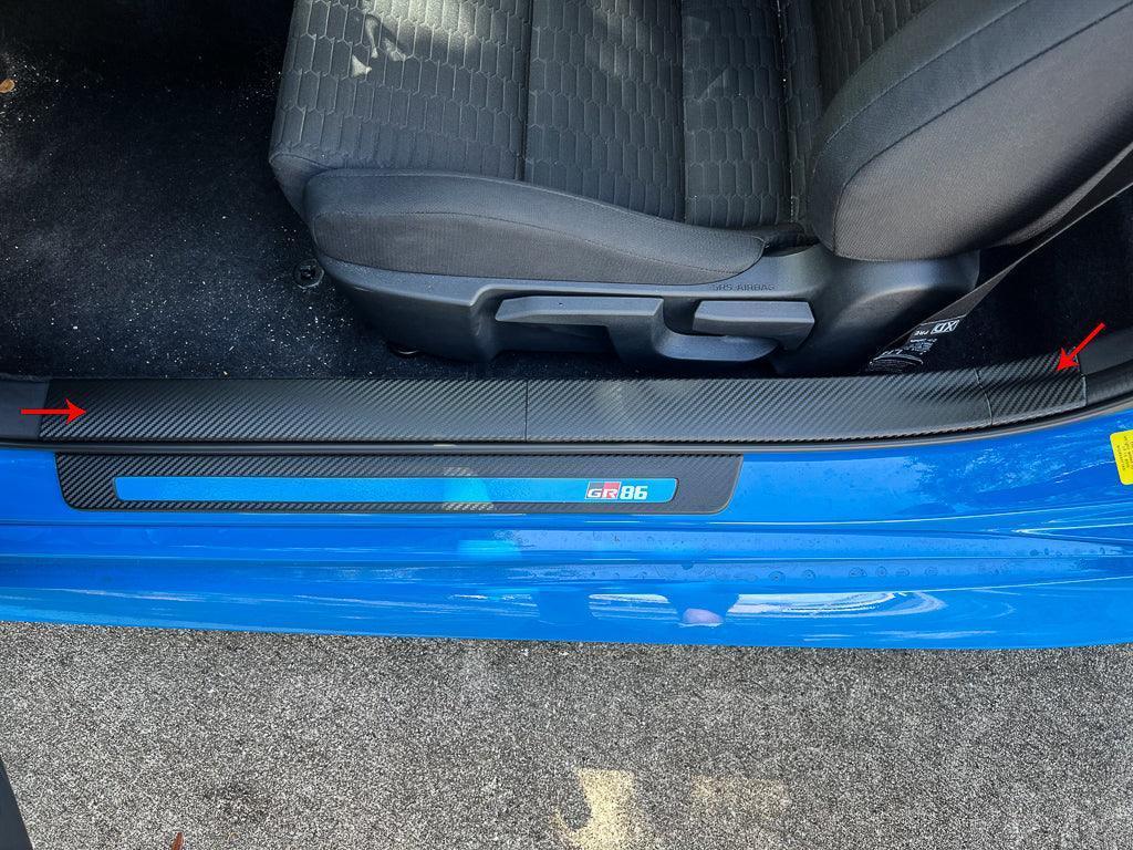 3D Carbon Door Sill Overlay Part 2 (Upper) - 2022+ BRZ / GR86