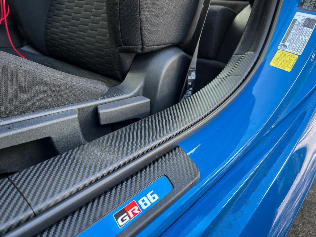 3D Carbon Door Sill Overlay Part 2 (Upper) - 2022+ BRZ / GR86