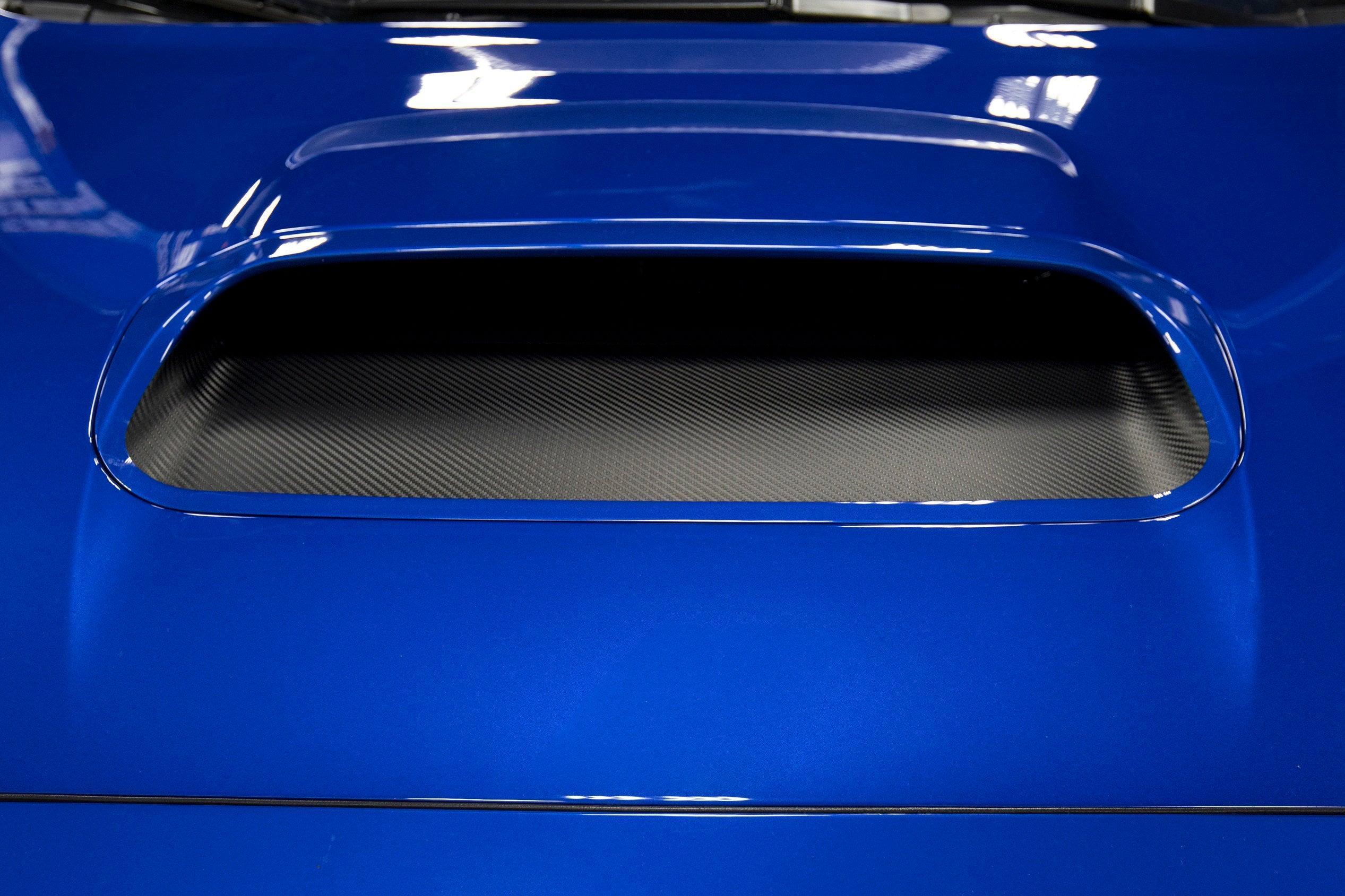 3D Carbon Hood Scoop Overlay - 2015-2021 Subaru WRX / STI
