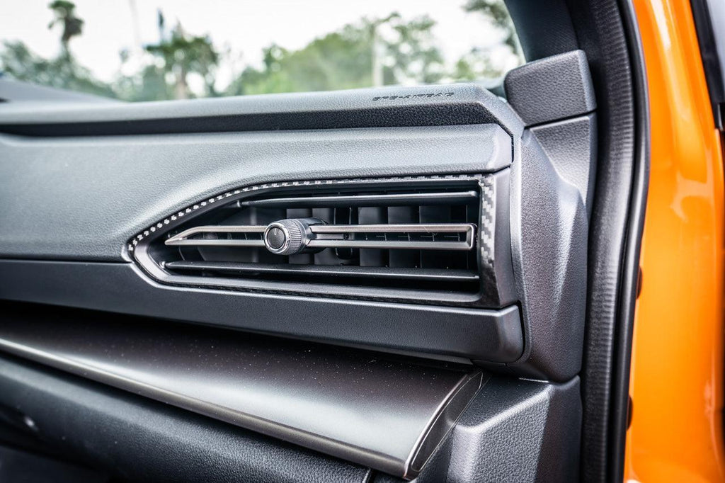 3D Carbon Outer AC Vent Overlays fits 2022+ Subaru WRX
