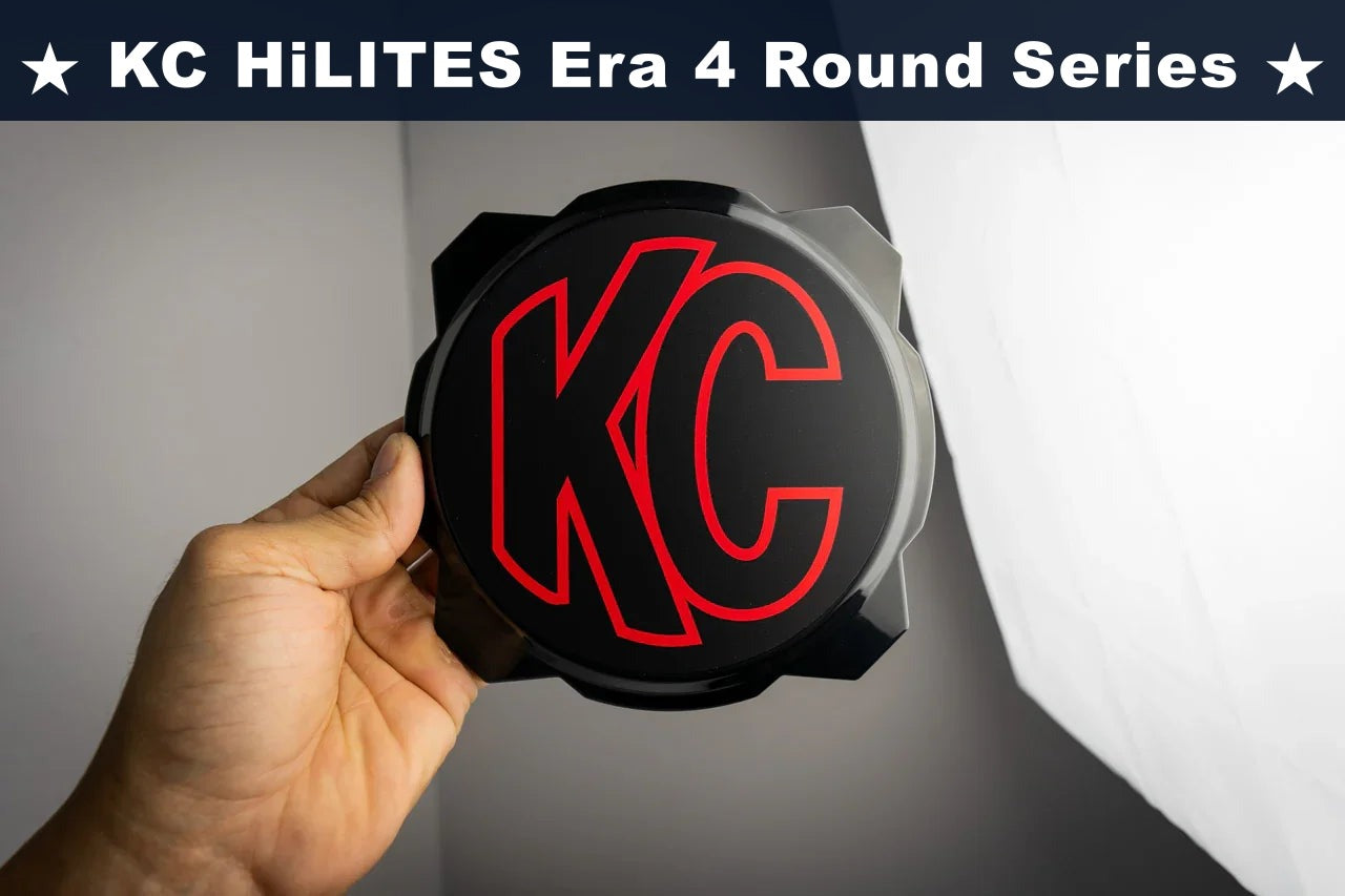 KC HiLITES Era 4 ROUND Series Light Cover Overlays - Universal