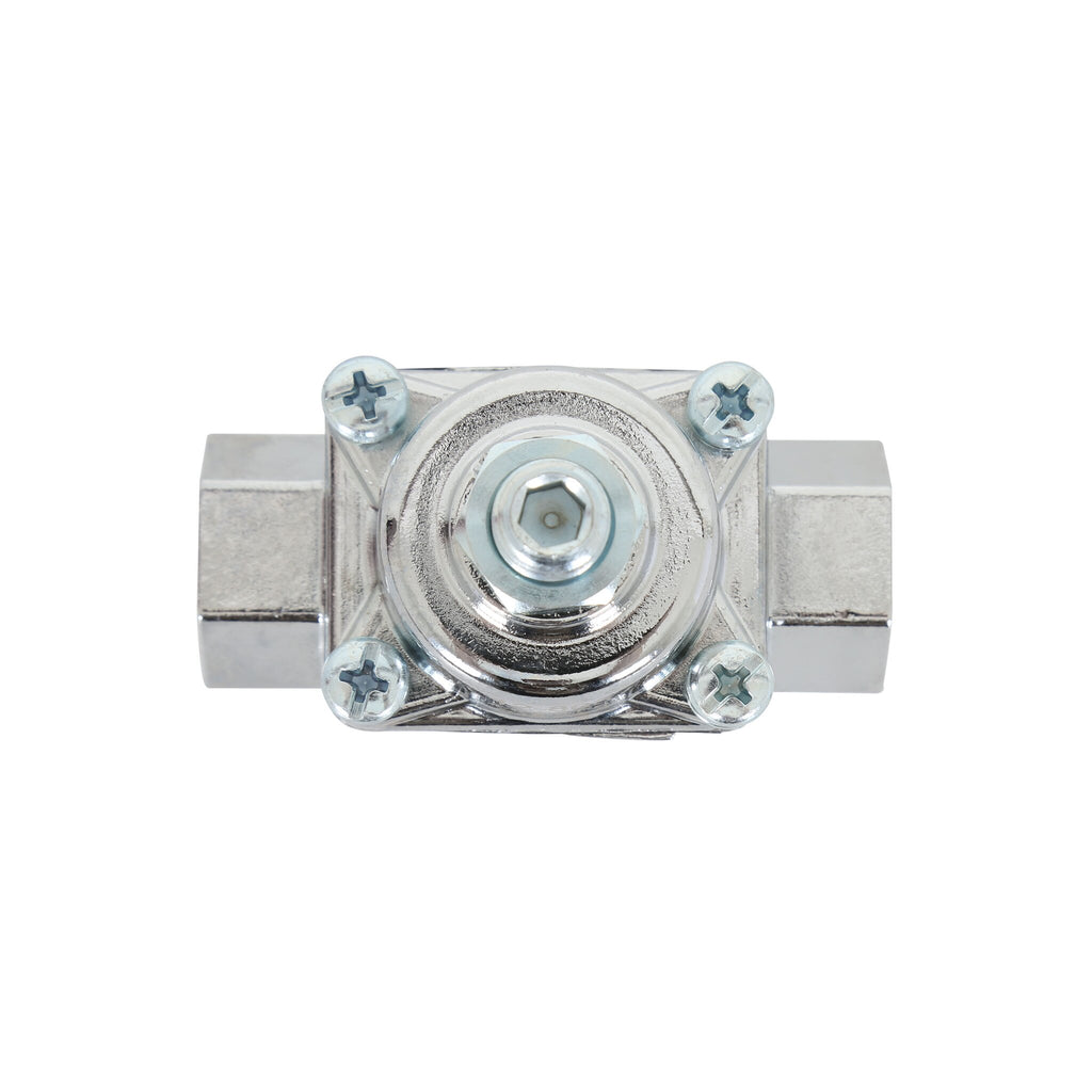 Earl's fuel pressure regulator, Chrome Plated, 4-9 PSI.