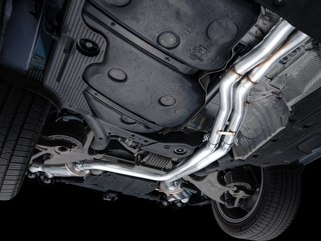 AWE Touring Edition Catback Exhaust for '22+ Porsche Macan 2.9TT - Diamond Black Tips