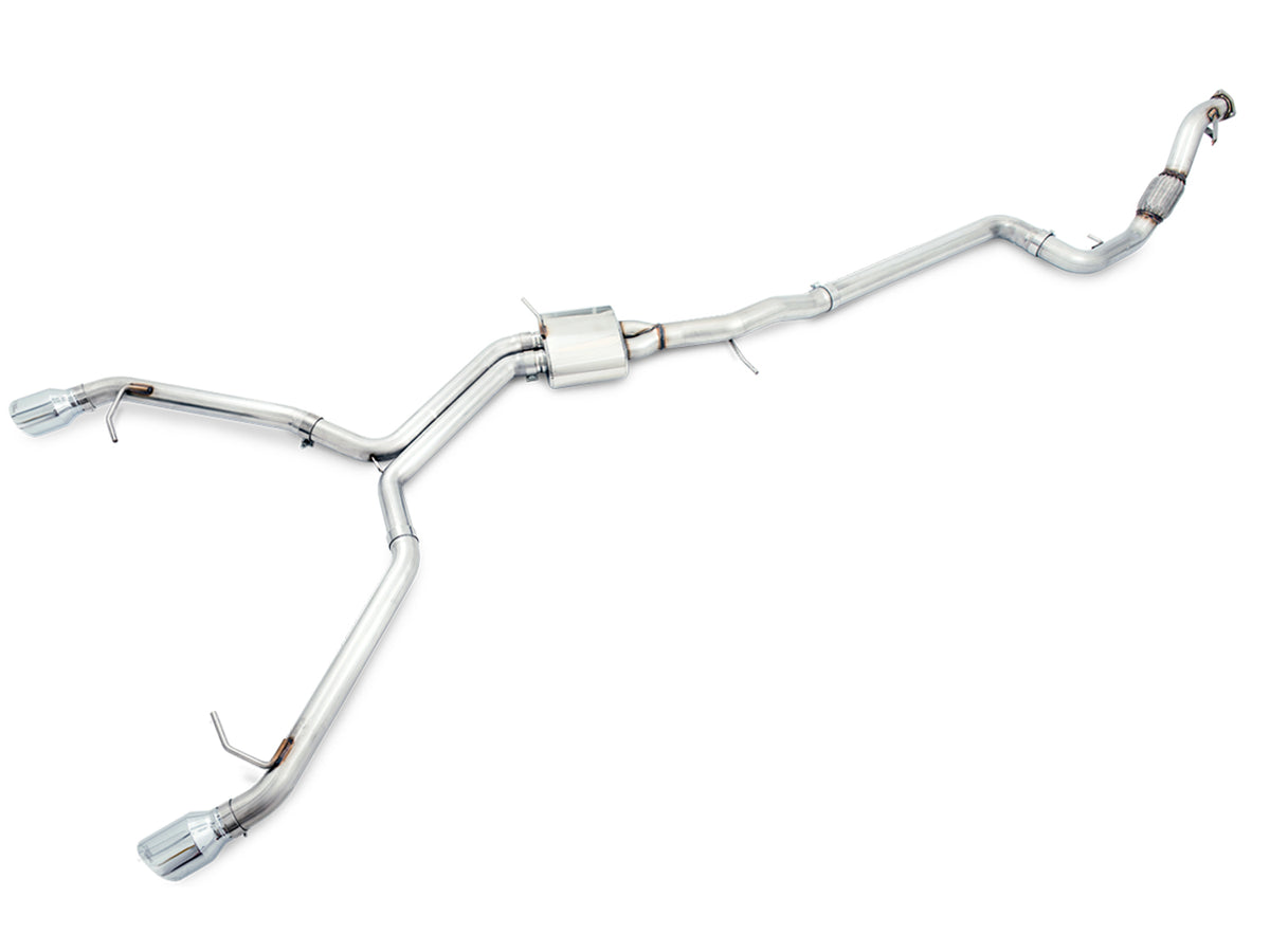 AWE Track Edition Exhaust for B9 A5 - 4" Chrome Silver Tips
