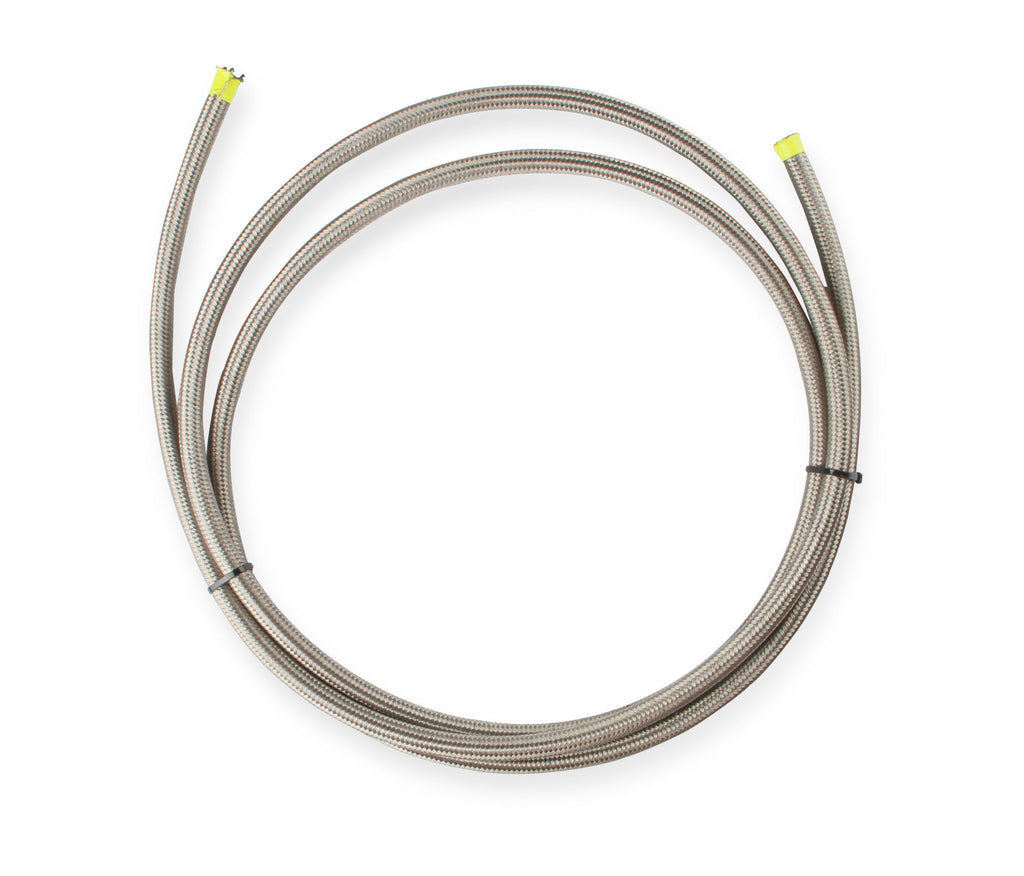 Tough Stainless Steel Wire Braid-Protected Synthetic Rubber Hose. Easy to Cut and Assemble. Accepts Swivel-Seal, Auto Fit & Auto-Crimp Hose Ends.