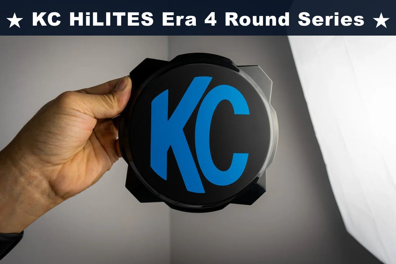 KC HiLITES Era 4 ROUND Series Light Cover Overlays - Universal