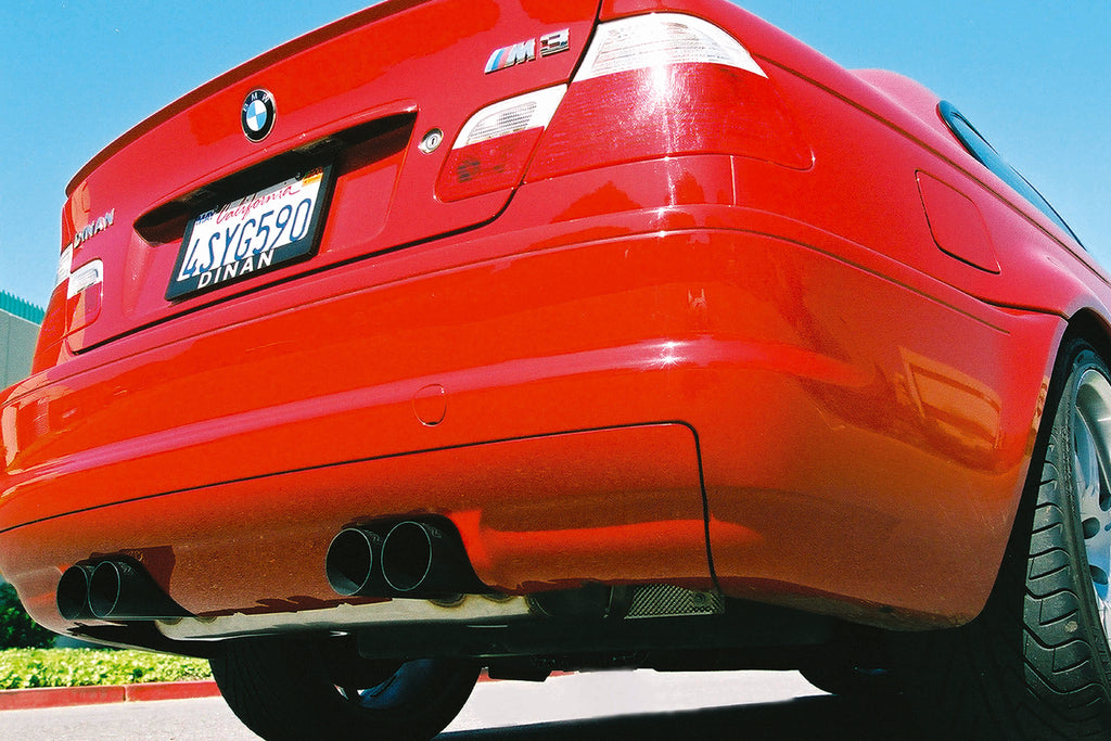Stainless Steel - Black Tips - E46