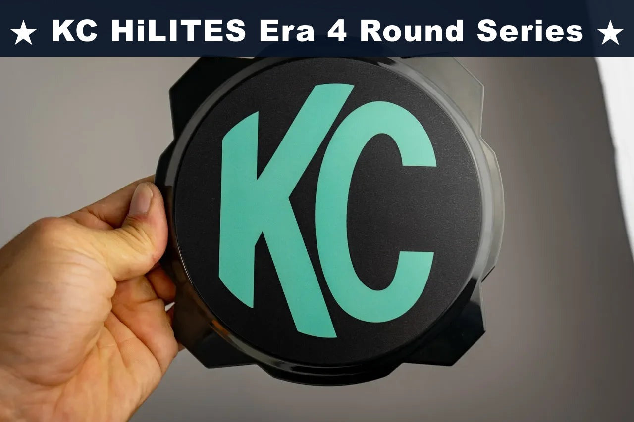 KC HiLITES Era 4 ROUND Series Light Cover Overlays - Universal