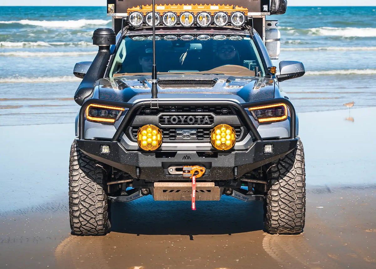 Backwoods Adventure Mods — Hi-Lite Overland Toyota Tacoma Front Bumper 3rd Gen (2016-2023) [Bull Bar]