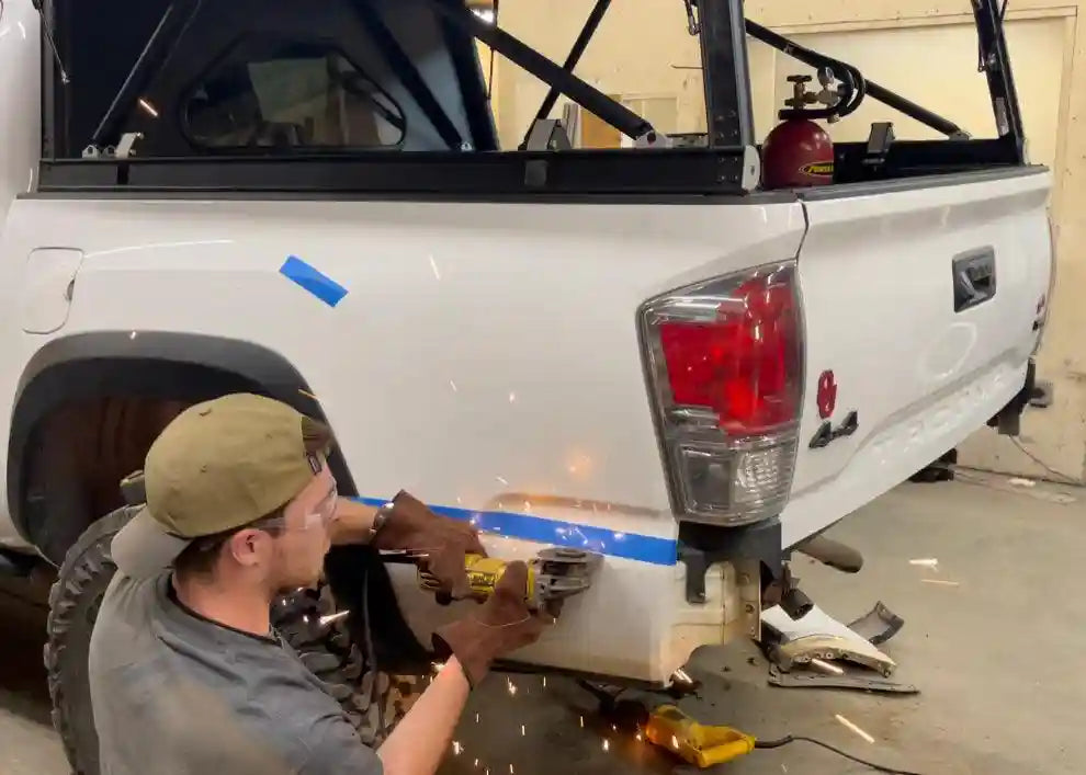 Hi-Lite Overland Toyota Tacoma Rear Bumper 3rd Gen (2016-2023)
