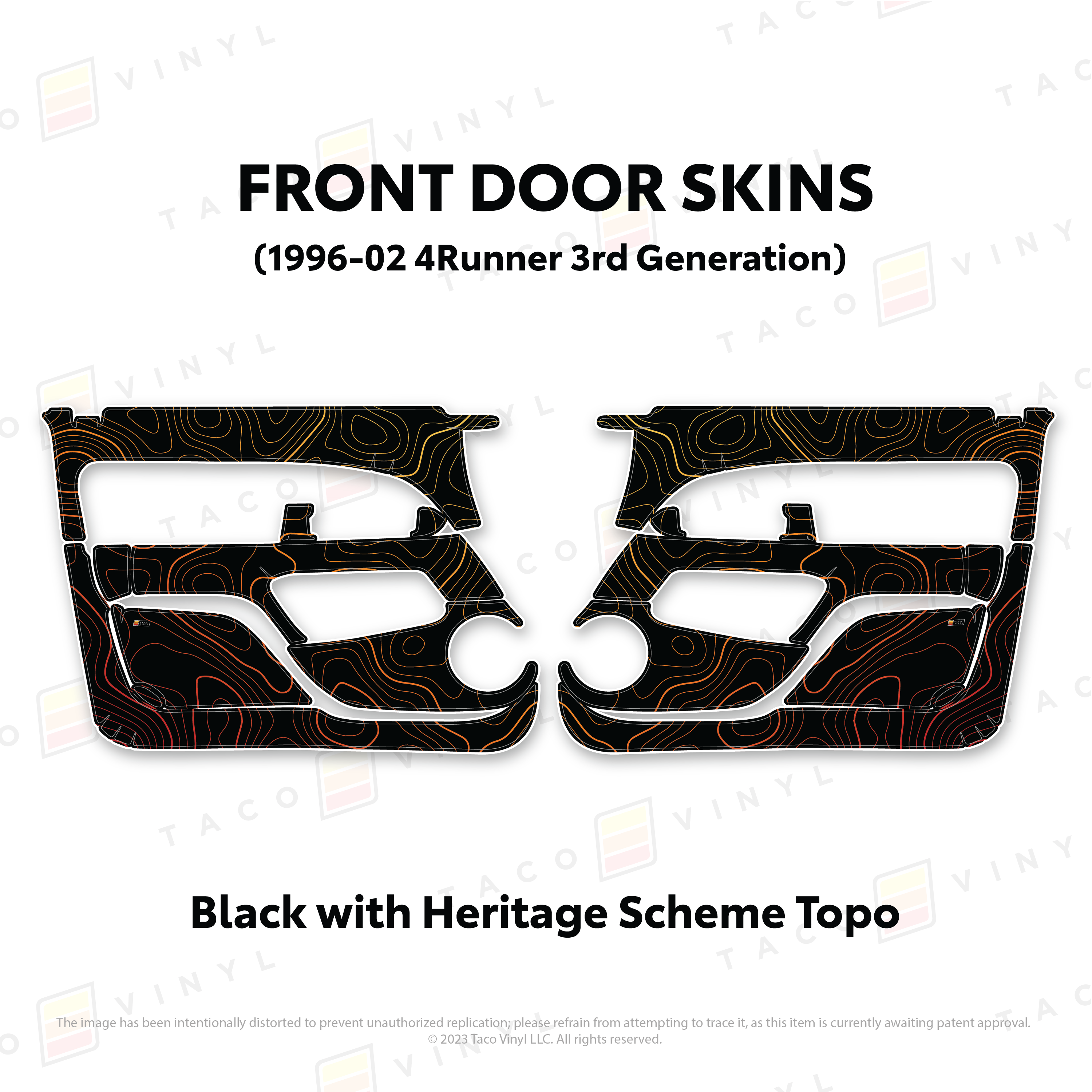 1996-2002 4Runner Door Skins