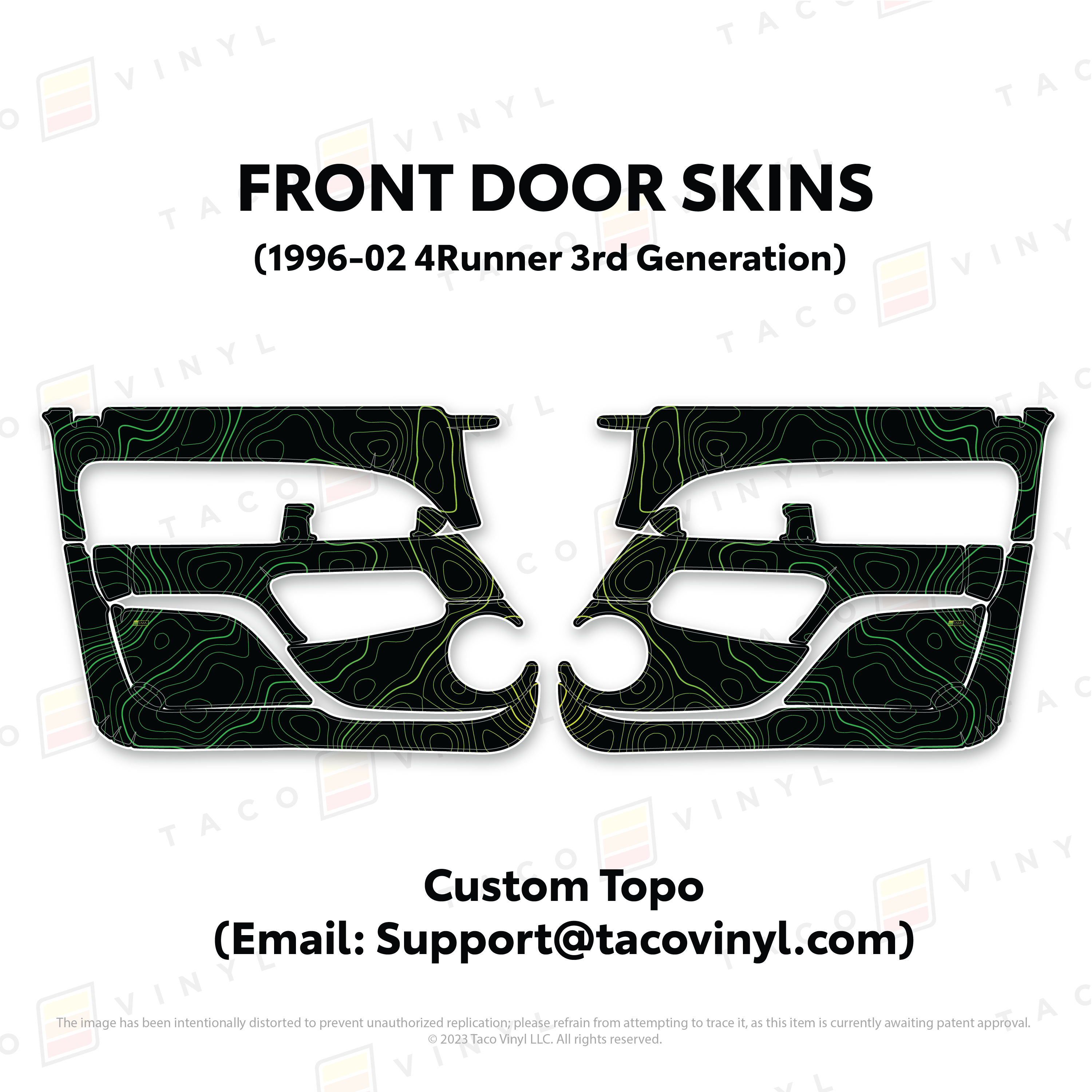 1996-2002 4Runner Door Skins