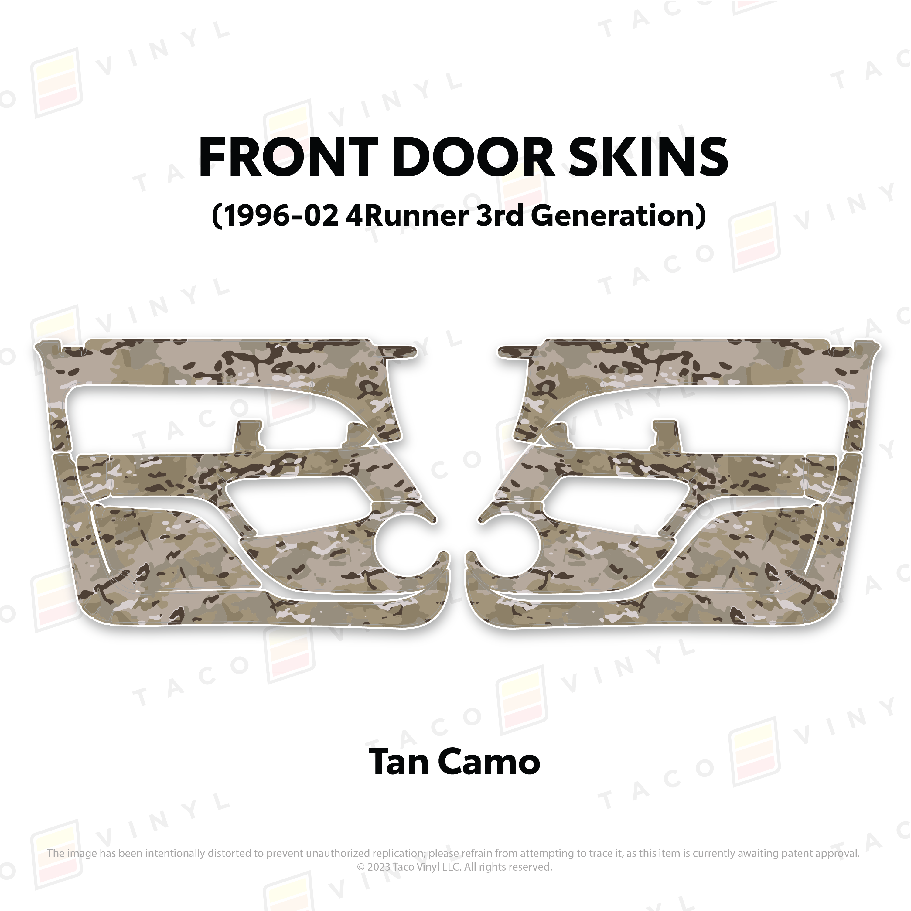 1996-2002 4Runner Door Skins