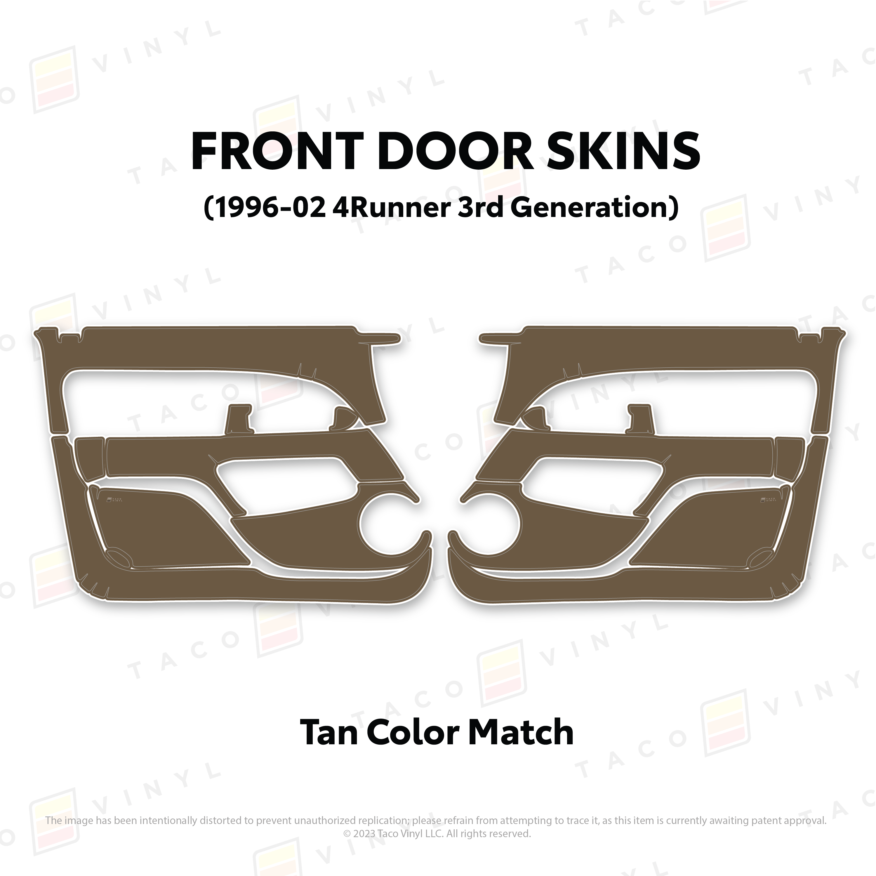 1996-2002 4Runner Door Skins