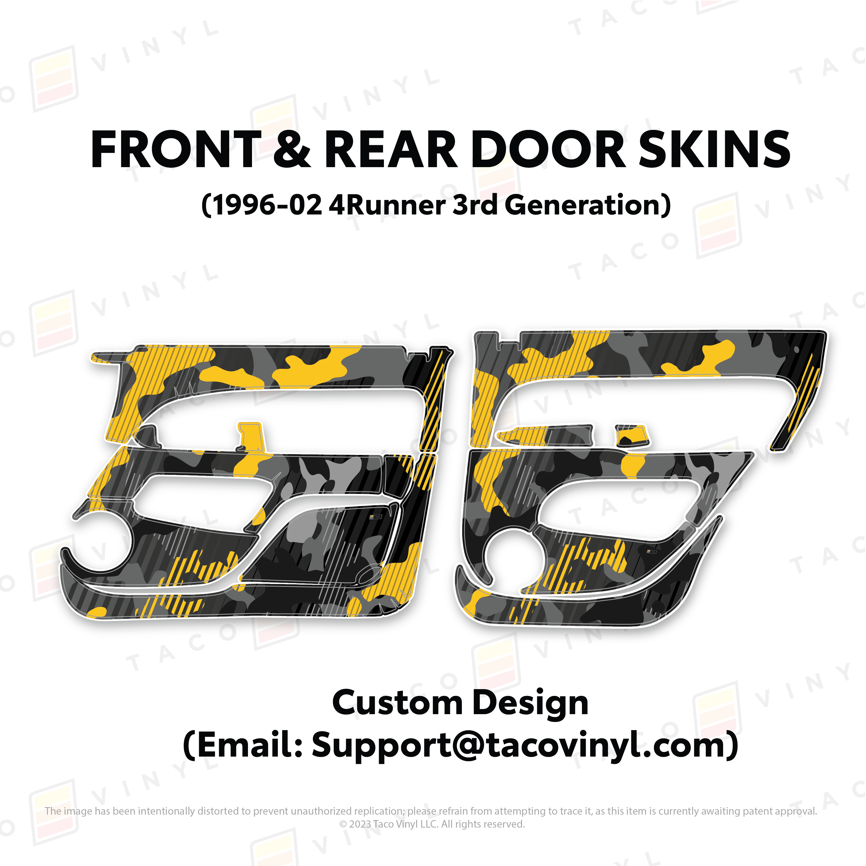1996-2002 4Runner Door Skins