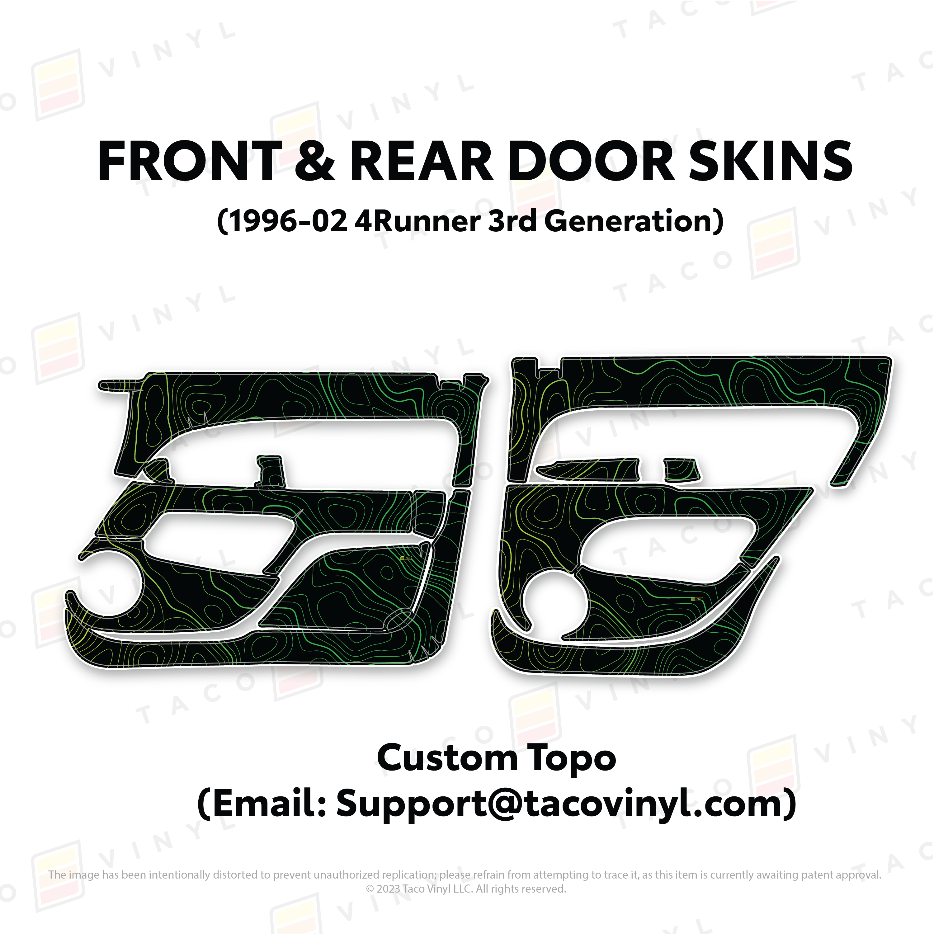 1996-2002 4Runner Door Skins