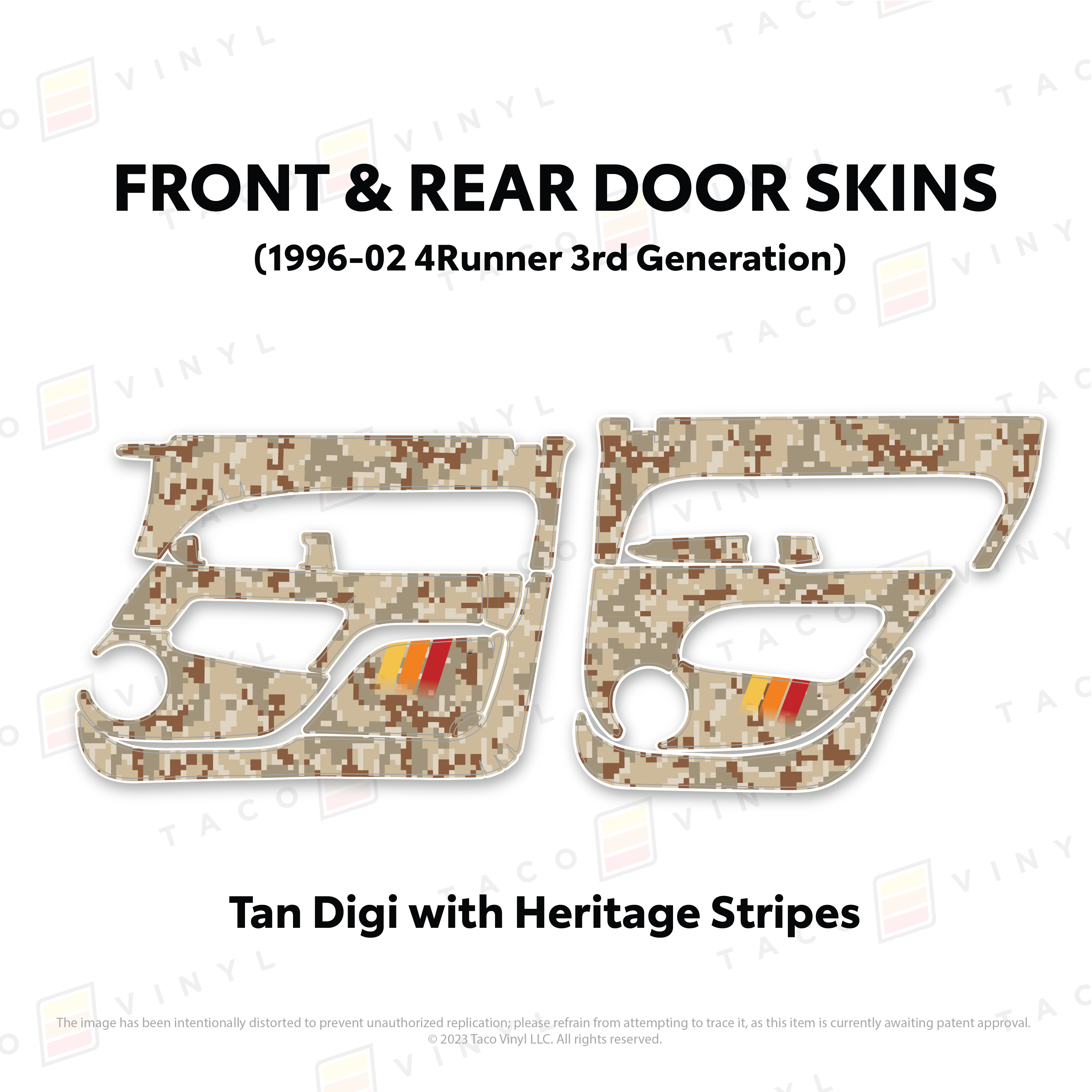 1996-2002 4Runner Door Skins
