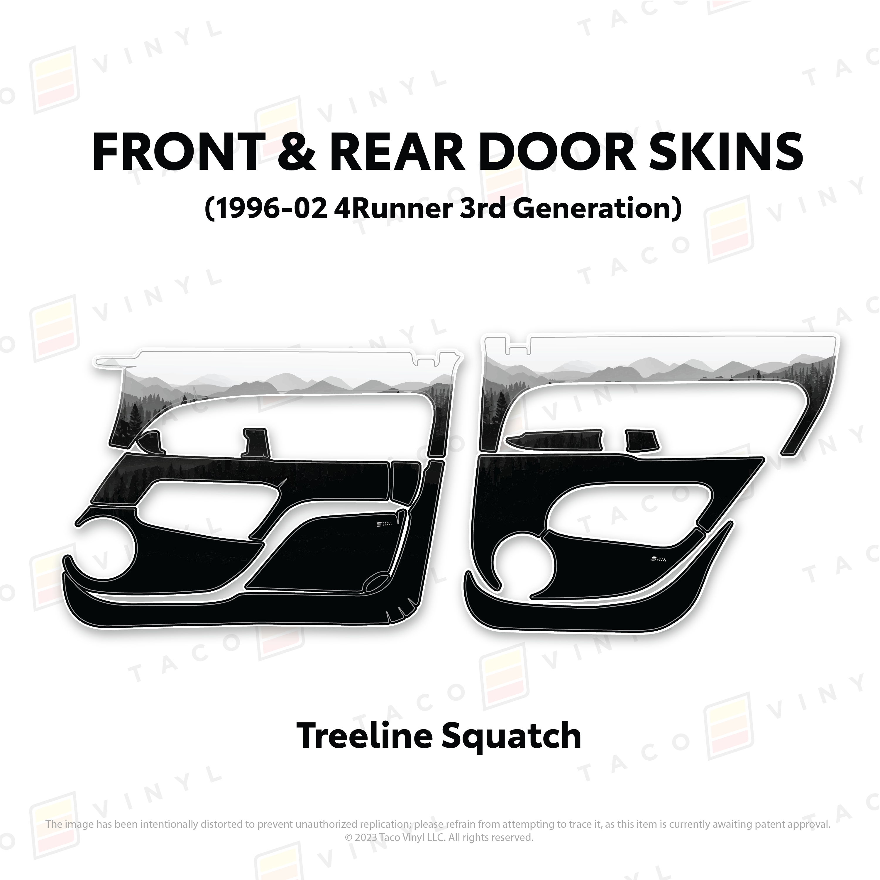 1996-2002 4Runner Door Skins
