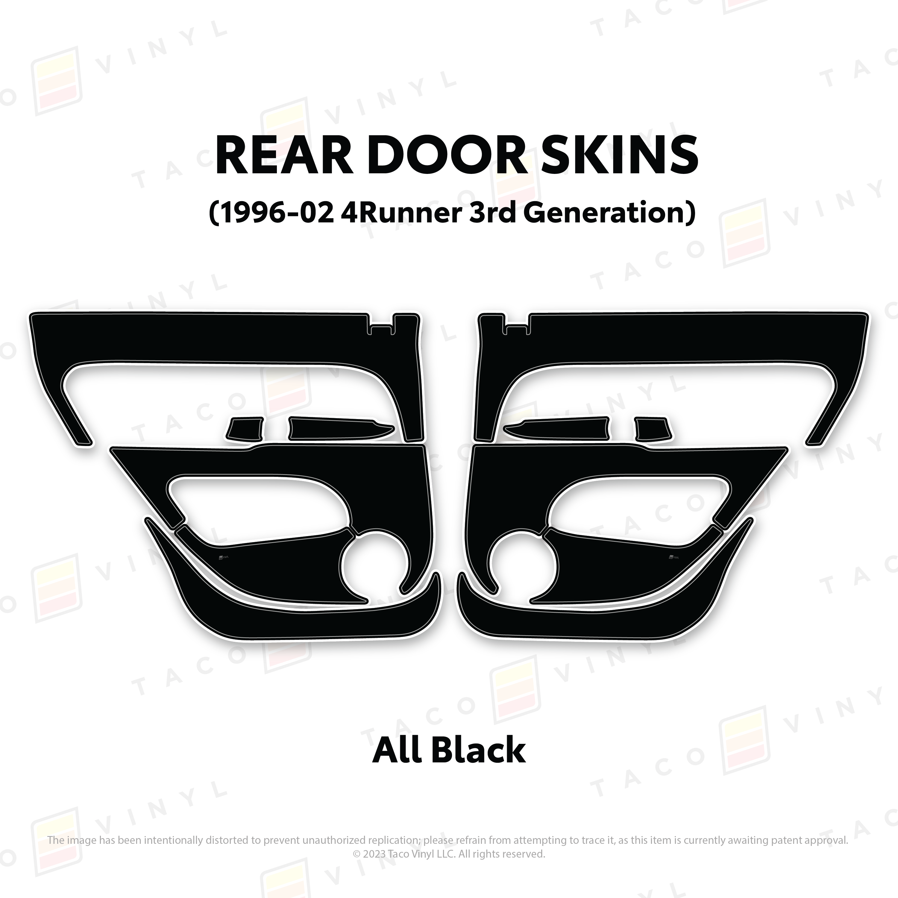1996-2002 4Runner Door Skins