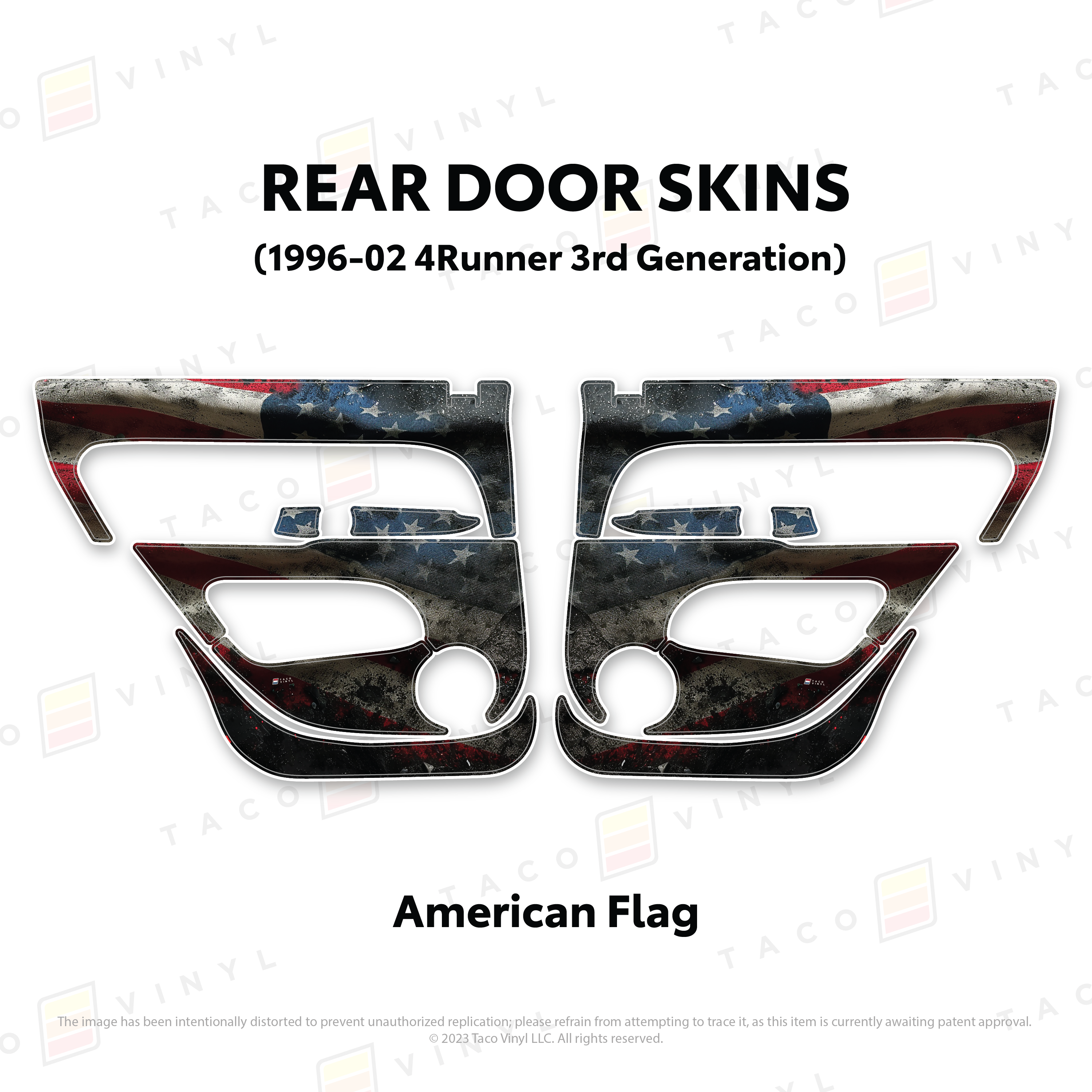 1996-2002 4Runner Door Skins